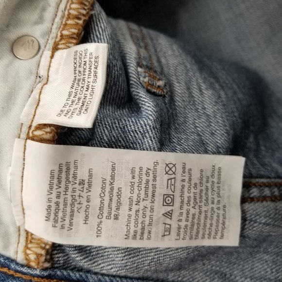 Madewell Women's Size 29 Rigid Denim Relaxed Mini Skirt in Rosehill Wash AL371 - Picture 6 of 6